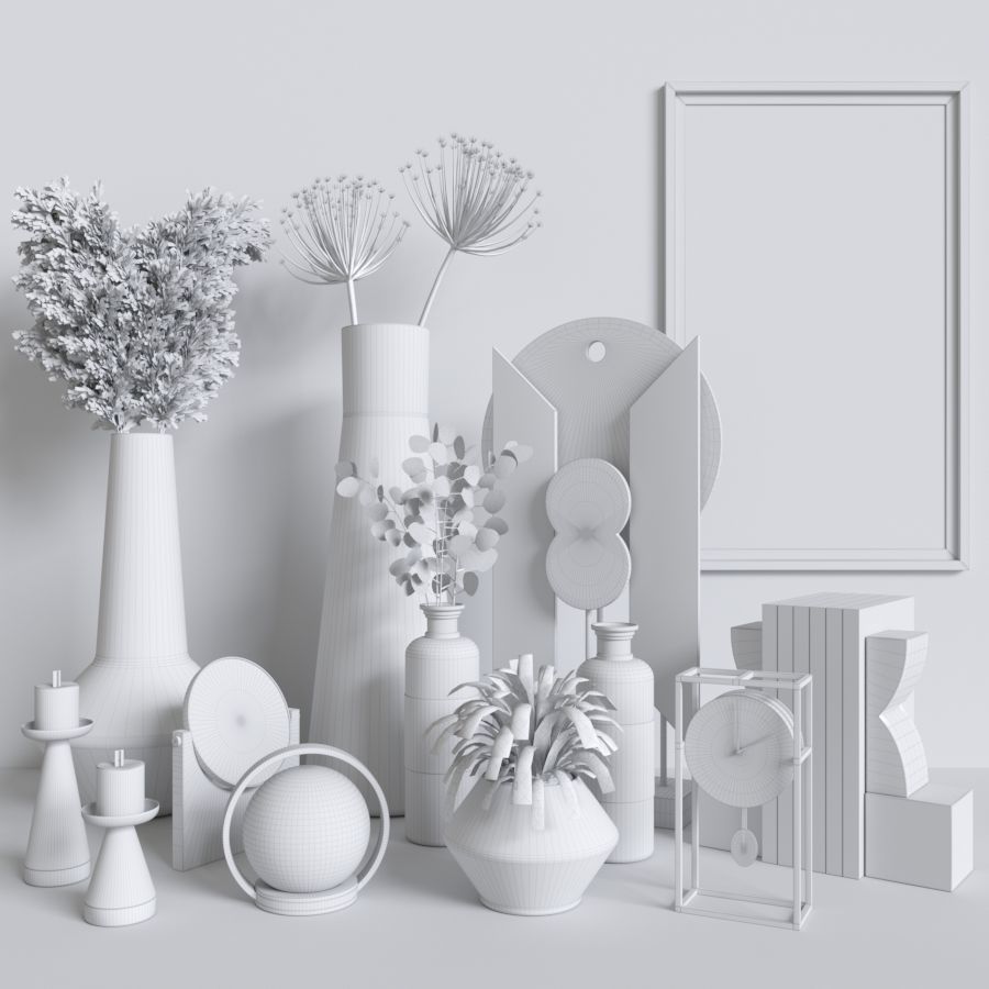 Decorative set RPM 1999 3D model_3