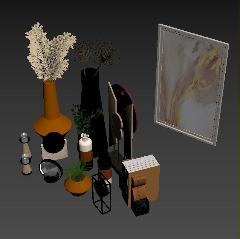 Decorative set RPM 1999 3D model_7