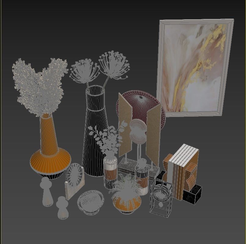 Decorative set RPM 1999 3D model_5