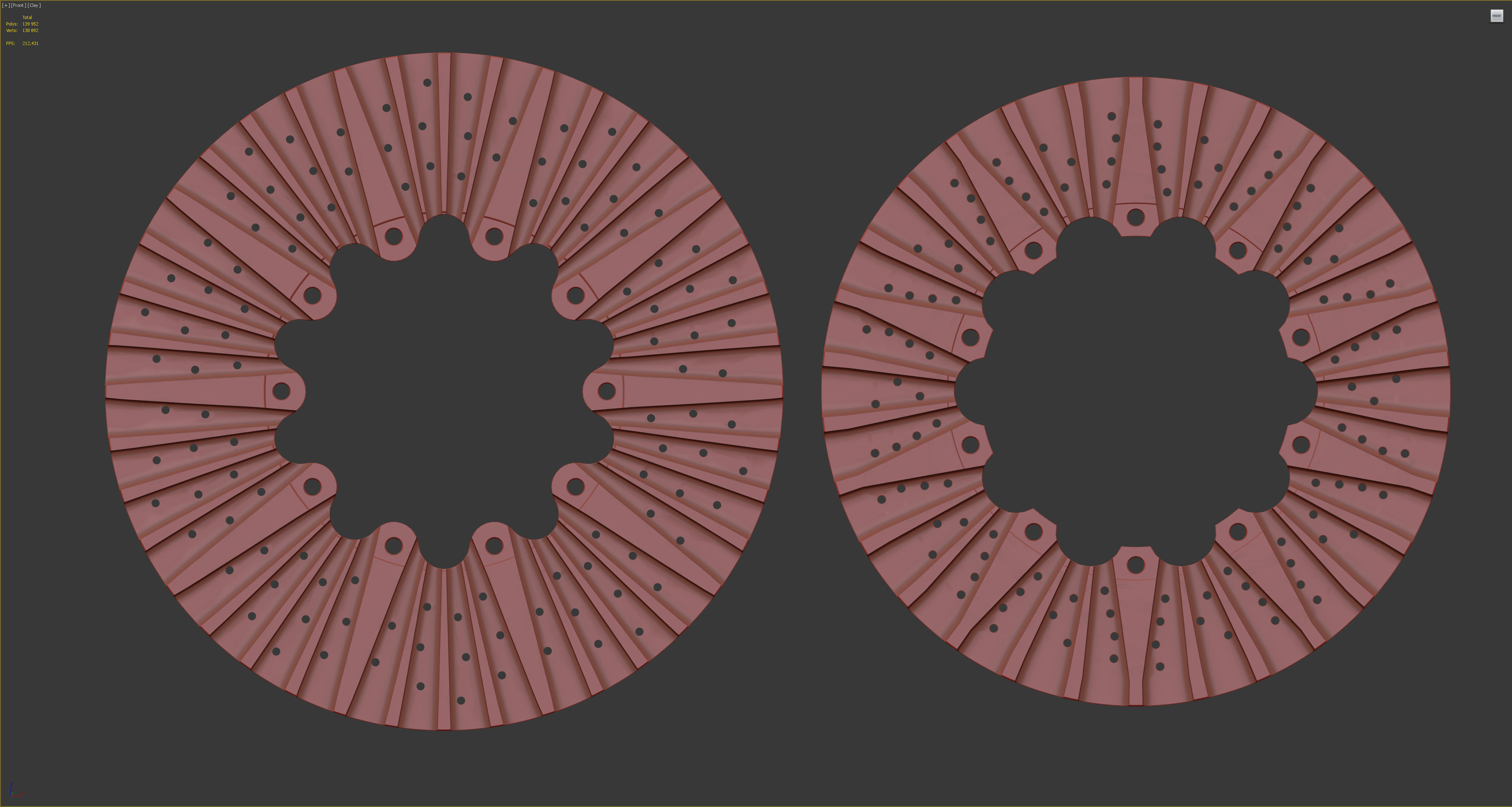 Ceramic Brakes with Cracks 3D model_11