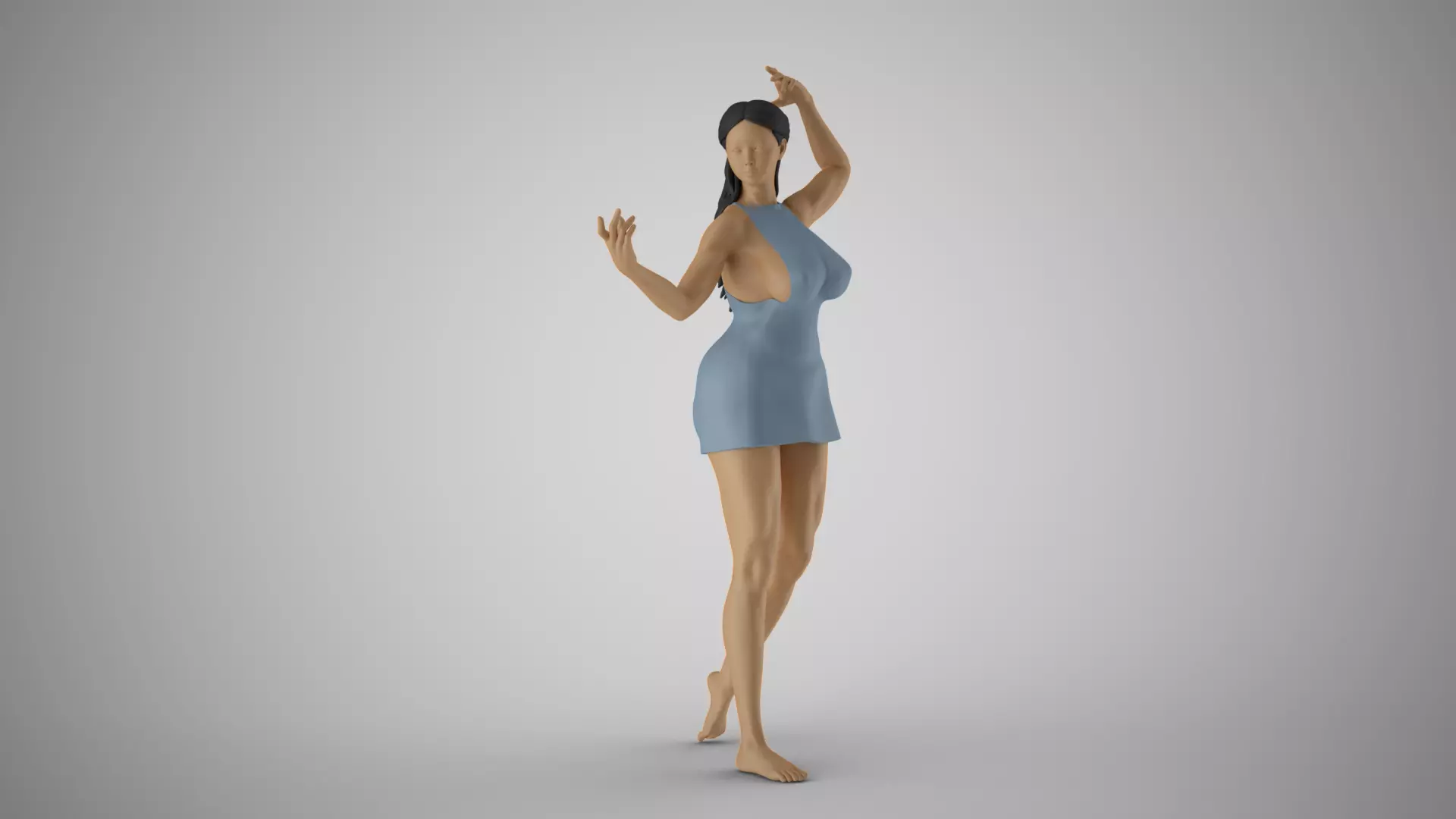Hoofer Woman 2 3D print model_0