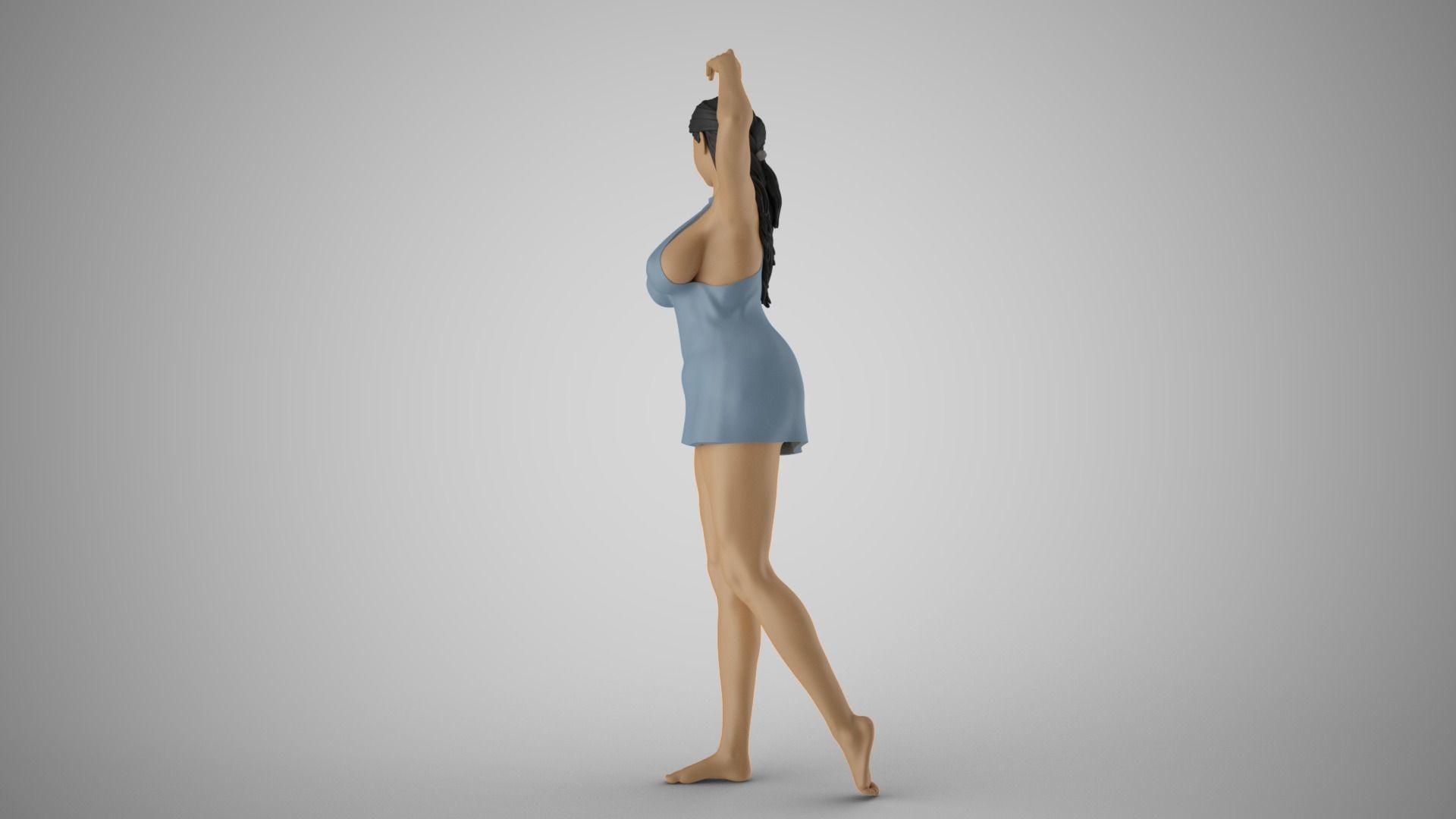 Hoofer Woman 2 3D print model_7