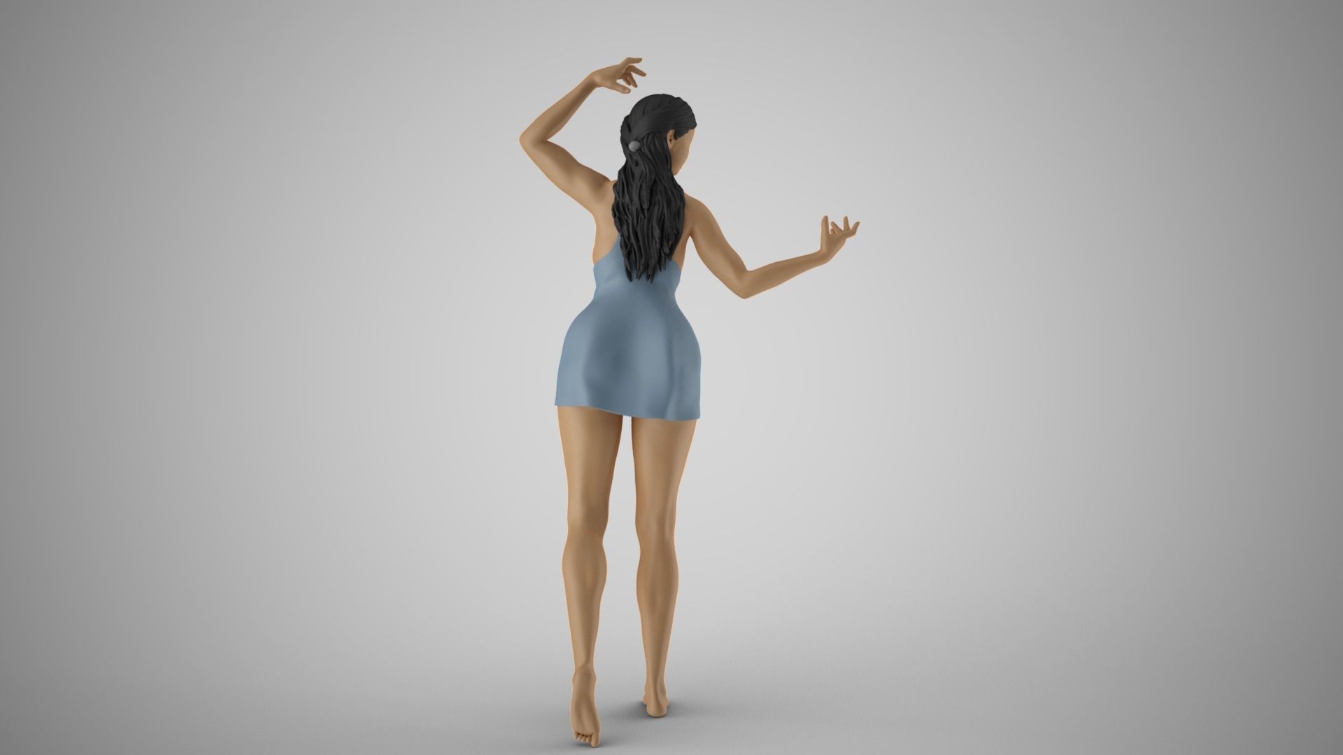 Hoofer Woman 2 3D print model_5