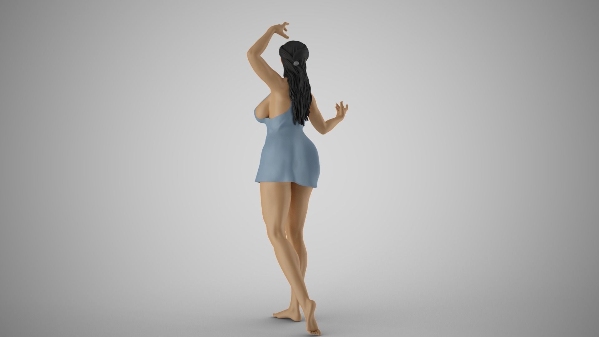 Hoofer Woman 2 3D print model_6