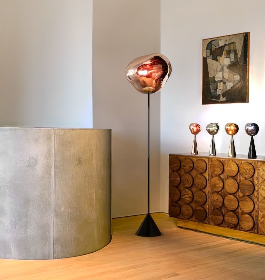 NEW Set  -TOM DIXON MELT - PORTABLE  Cone floor Slim  Fat table 3D model_10