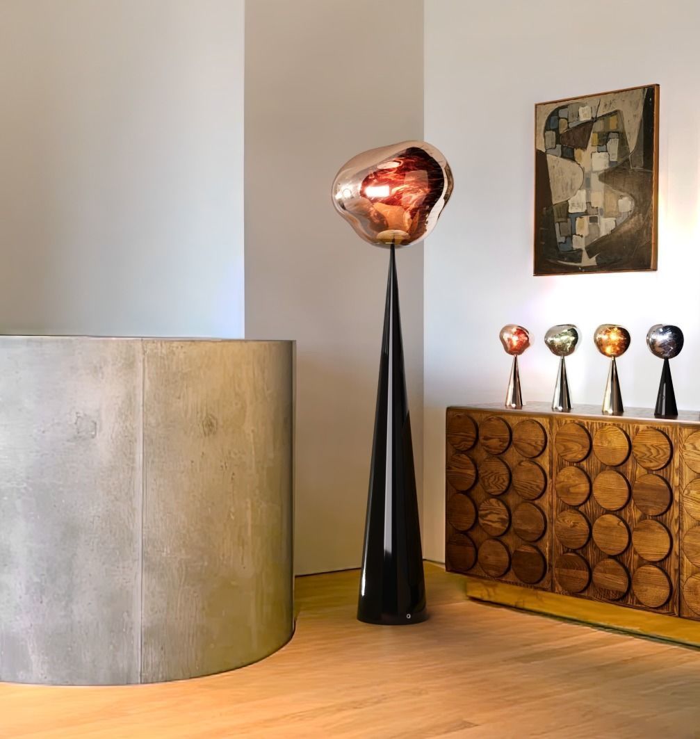 NEW Set  -TOM DIXON MELT - PORTABLE  Cone floor Slim  Fat table 3D model_9