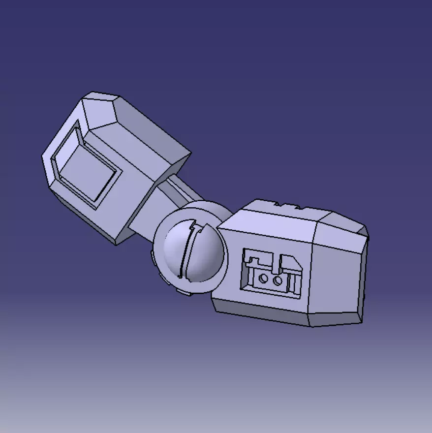 SPACE COMMUNIST XV ARM 3D print model_0