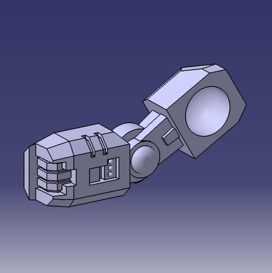 SPACE COMMUNIST XV ARM 3D print model_1