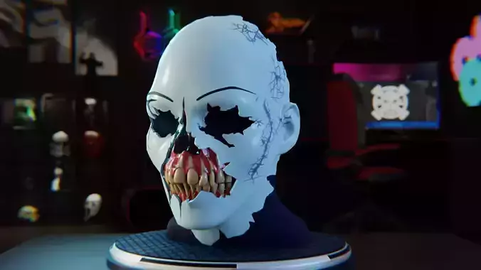 The Psycho mask from Until Dawn 3D print model