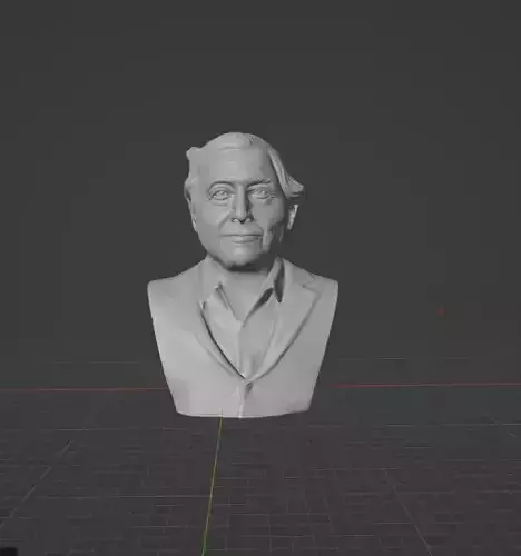 David Attenborough 3D print model