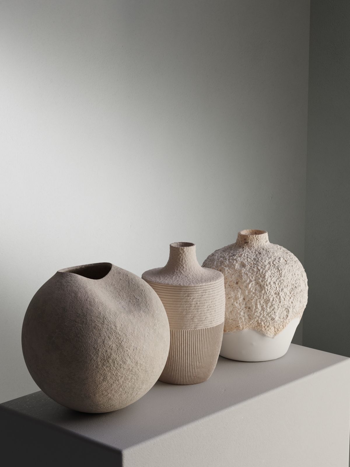 Vase Set 112 3D model_1