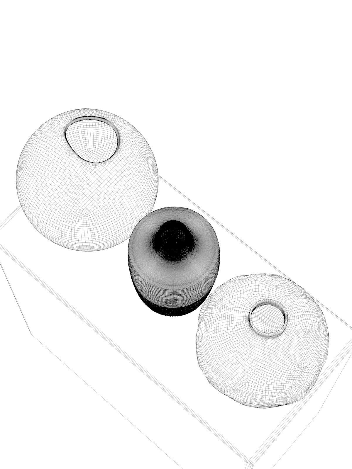 Vase Set 112 3D model_3