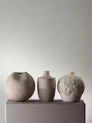 Vase Set 112 3D model