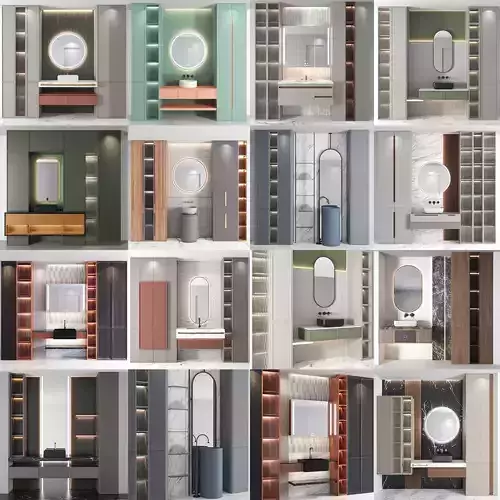 Bathroom set 1 to 13 Collection vol 1 