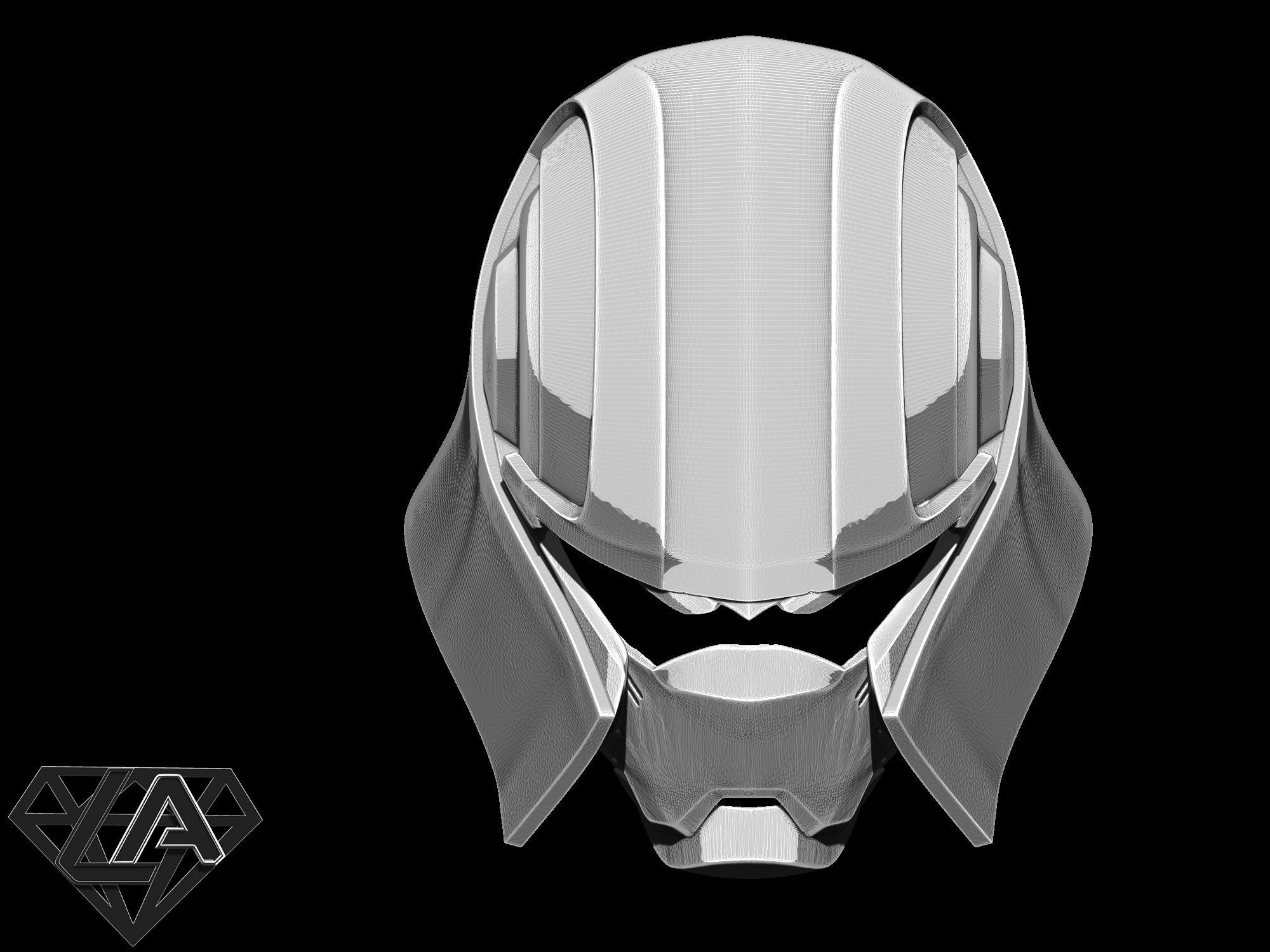 Winter sith helmet 3D print model_11