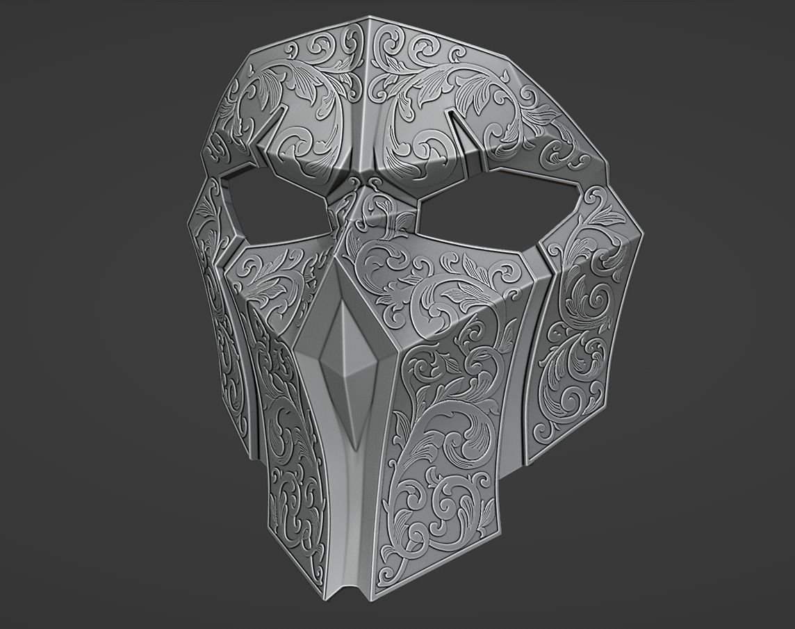 Duellists Mask 3D print model_3