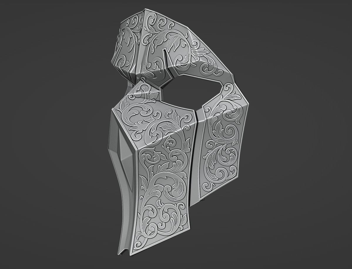 Duellists Mask 3D print model_4
