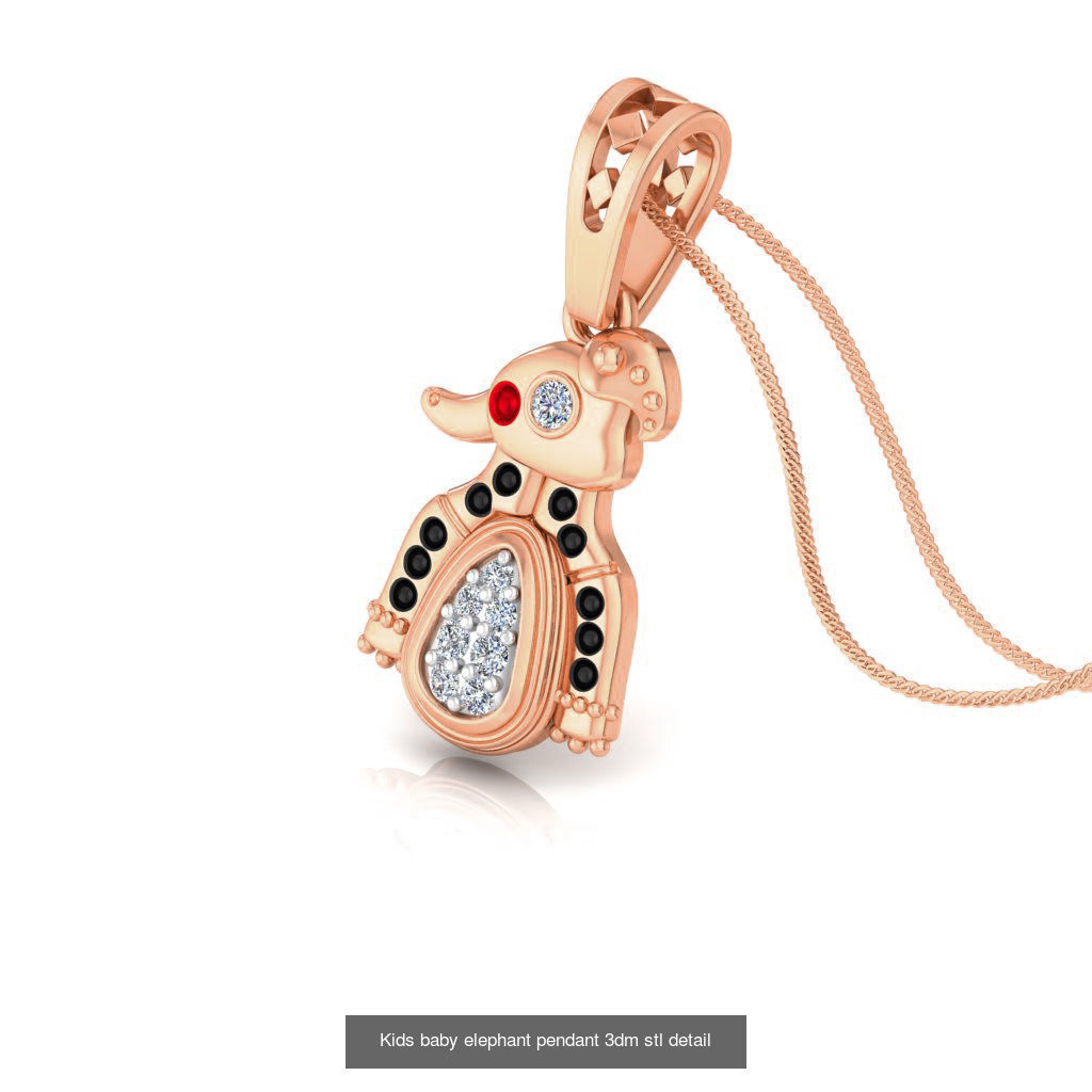 24 Kids pendant charms 3dm stl detail 3D Model Collection_21