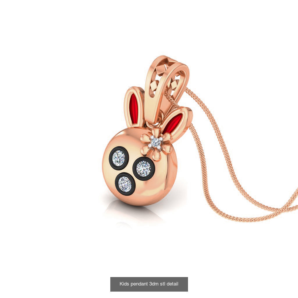 24 Kids pendant charms 3dm stl detail 3D Model Collection_15