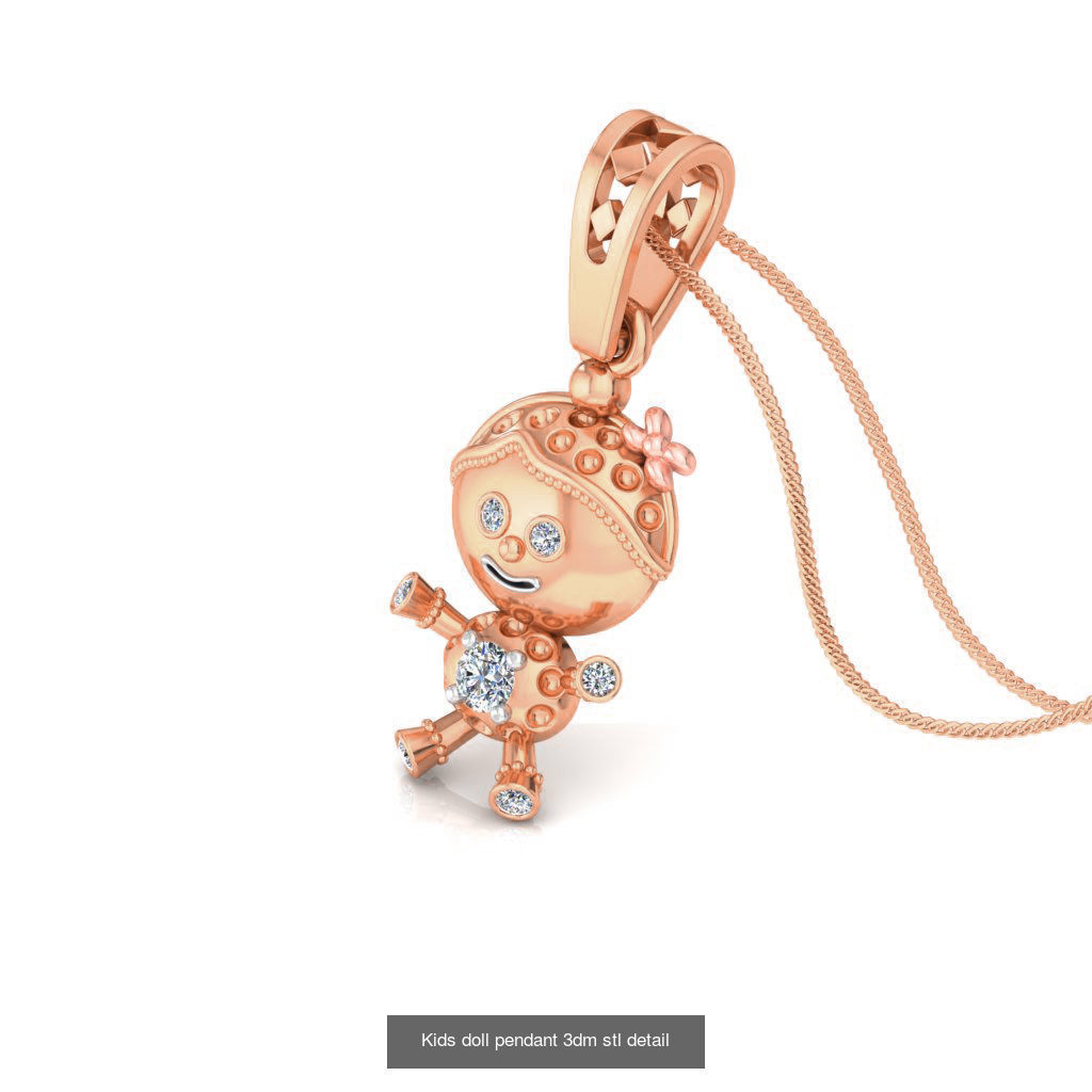 24 Kids pendant charms 3dm stl detail 3D Model Collection_23