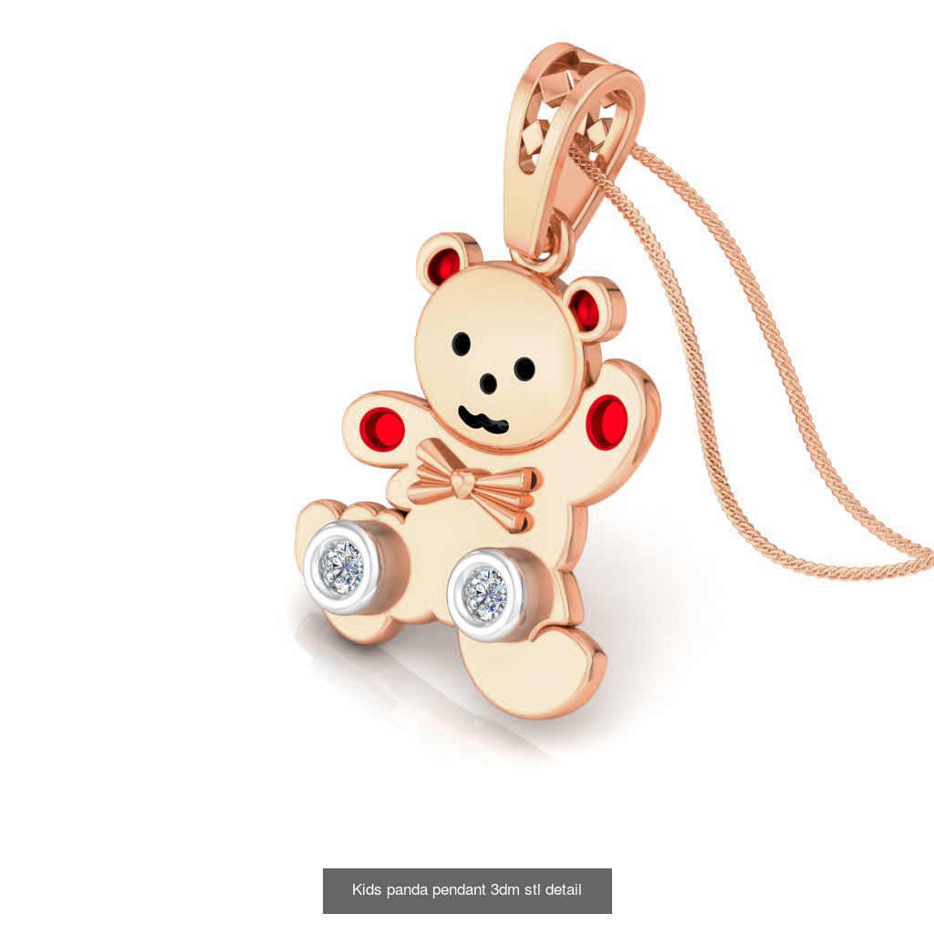 24 Kids pendant charms 3dm stl detail 3D Model Collection_11