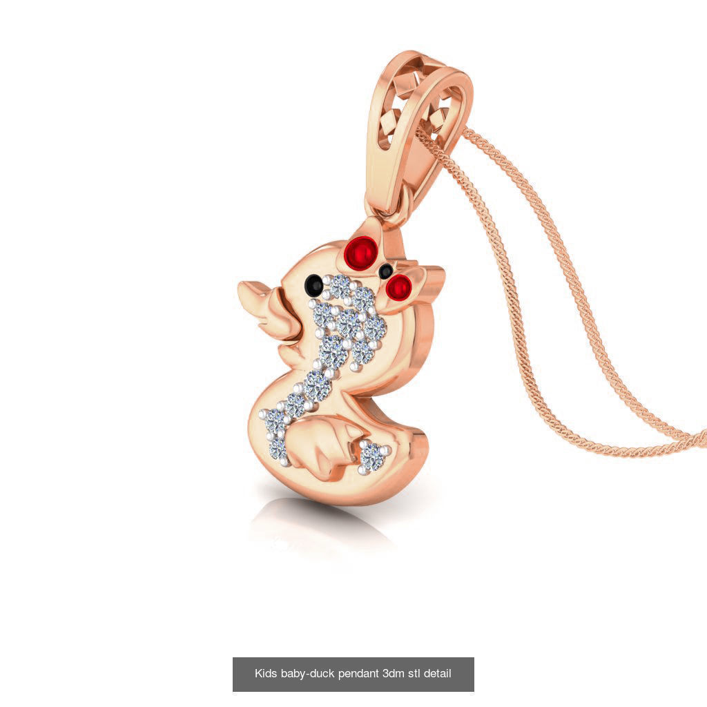 24 Kids pendant charms 3dm stl detail 3D Model Collection_3