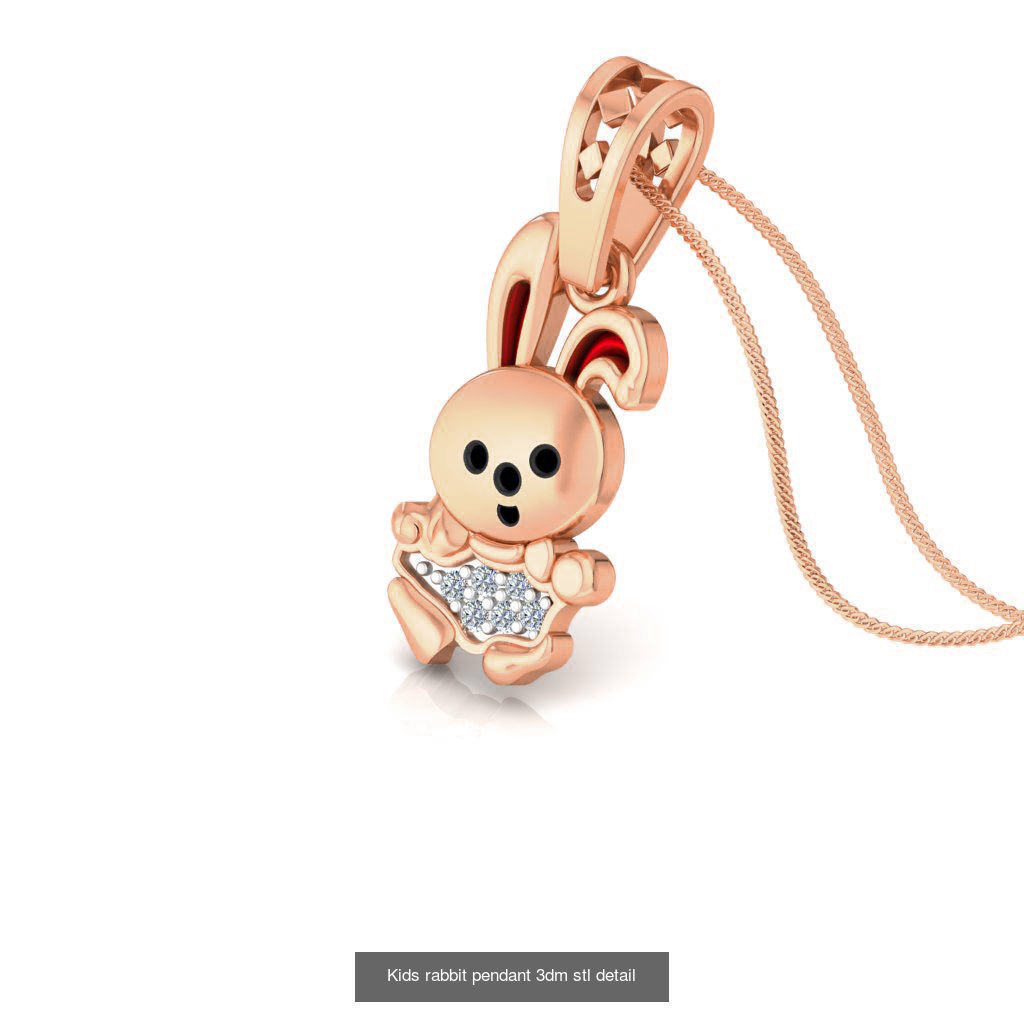 24 Kids pendant charms 3dm stl detail 3D Model Collection_12