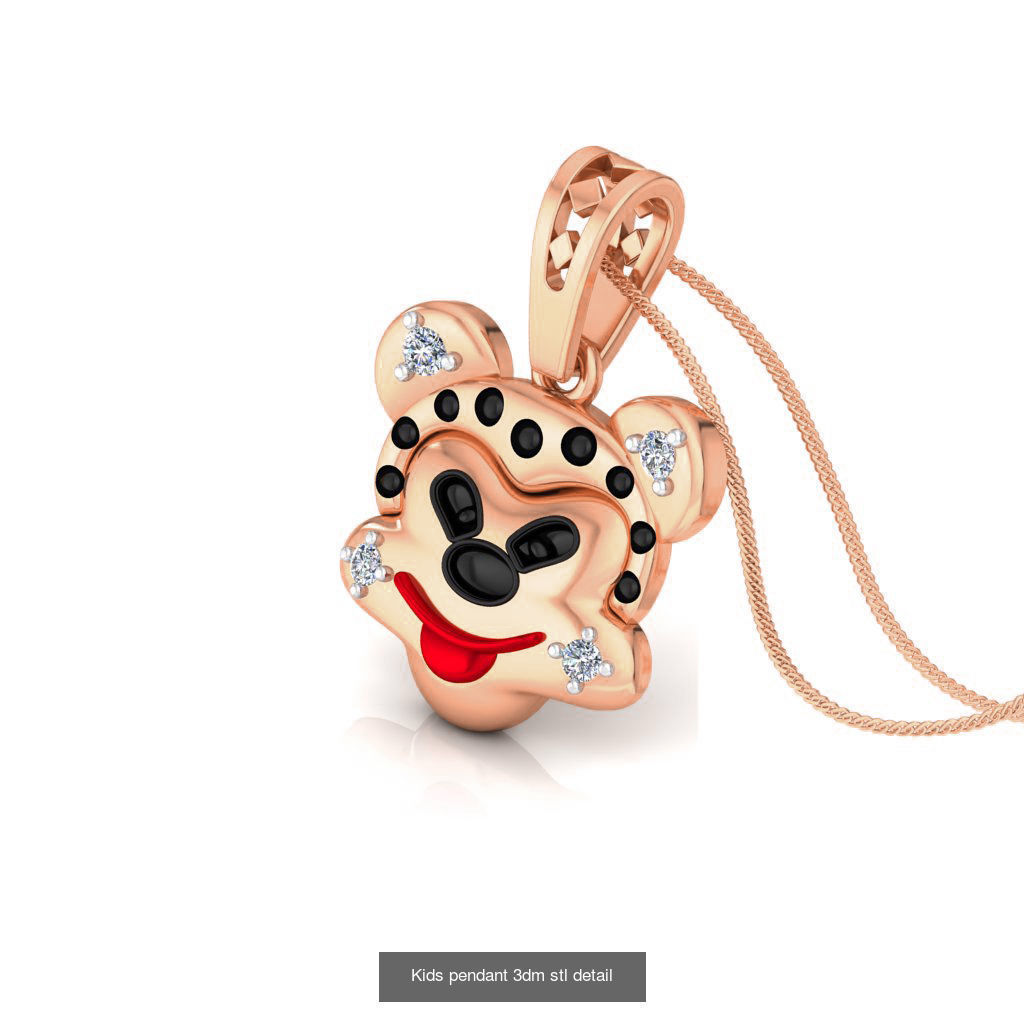 24 Kids pendant charms 3dm stl detail 3D Model Collection_22