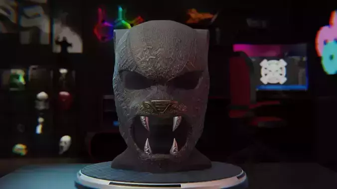 Black Panther ceremonial masks
