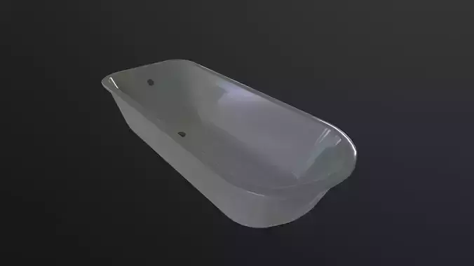 Bath Tub 3D Model Low-poly 3D model Bath Tub 3D Model Low-poly 3D model