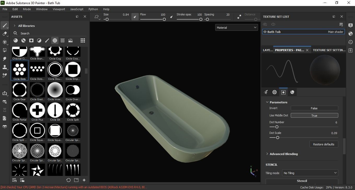 Bath Tub 3D Model Low-poly 3D model_6