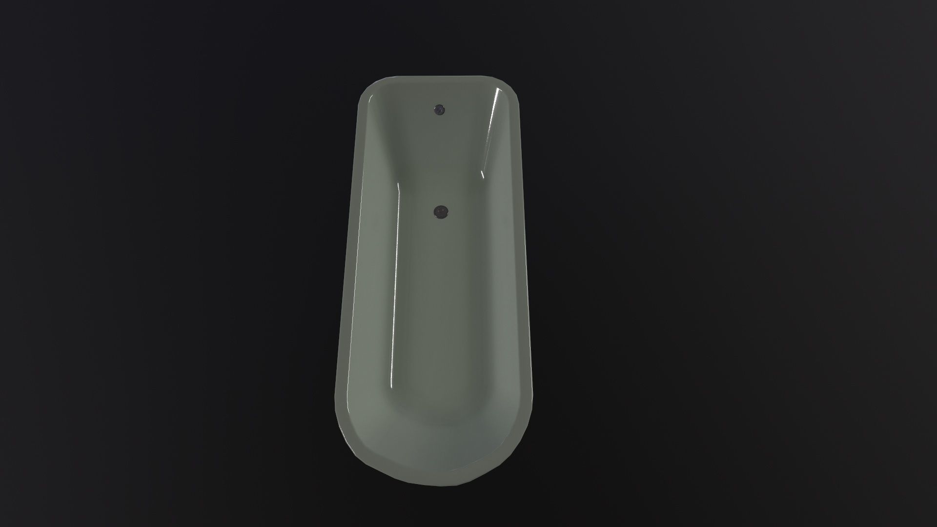Bath Tub 3D Model Low-poly 3D model_3