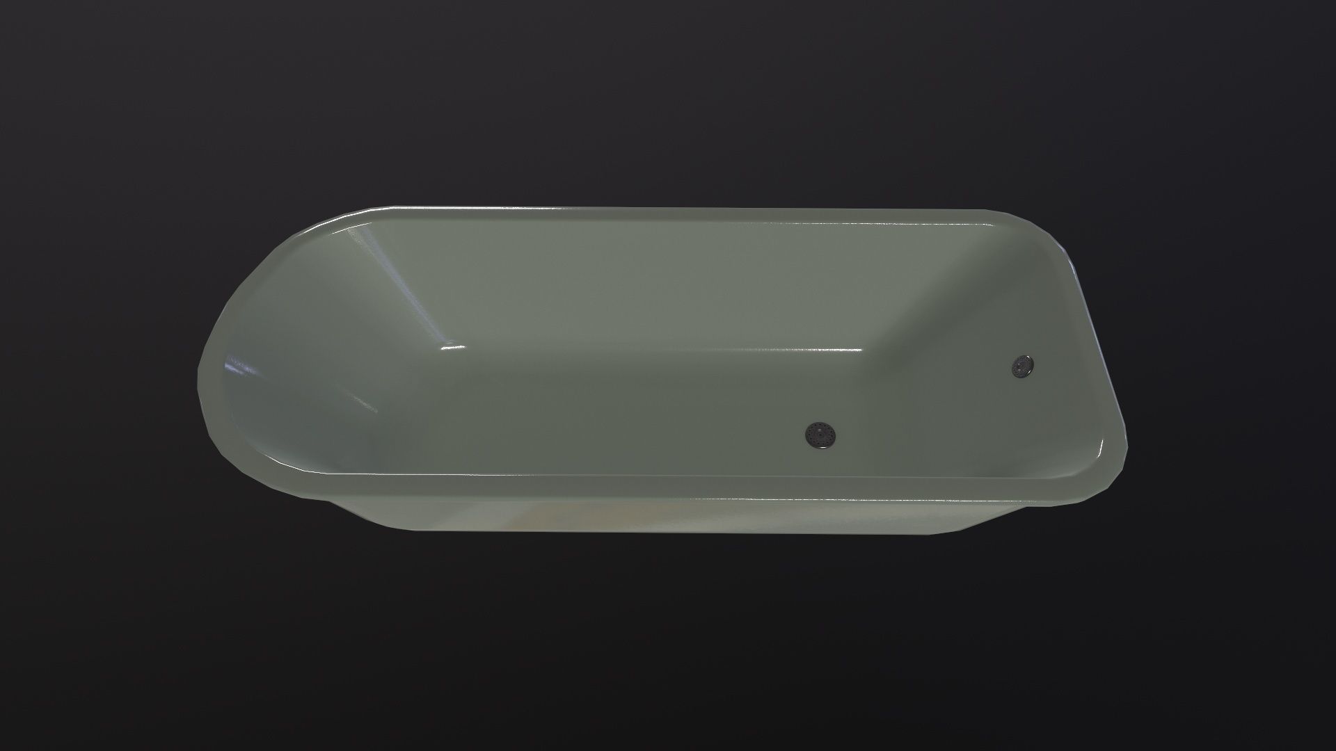 Bath Tub 3D Model Low-poly 3D model_5