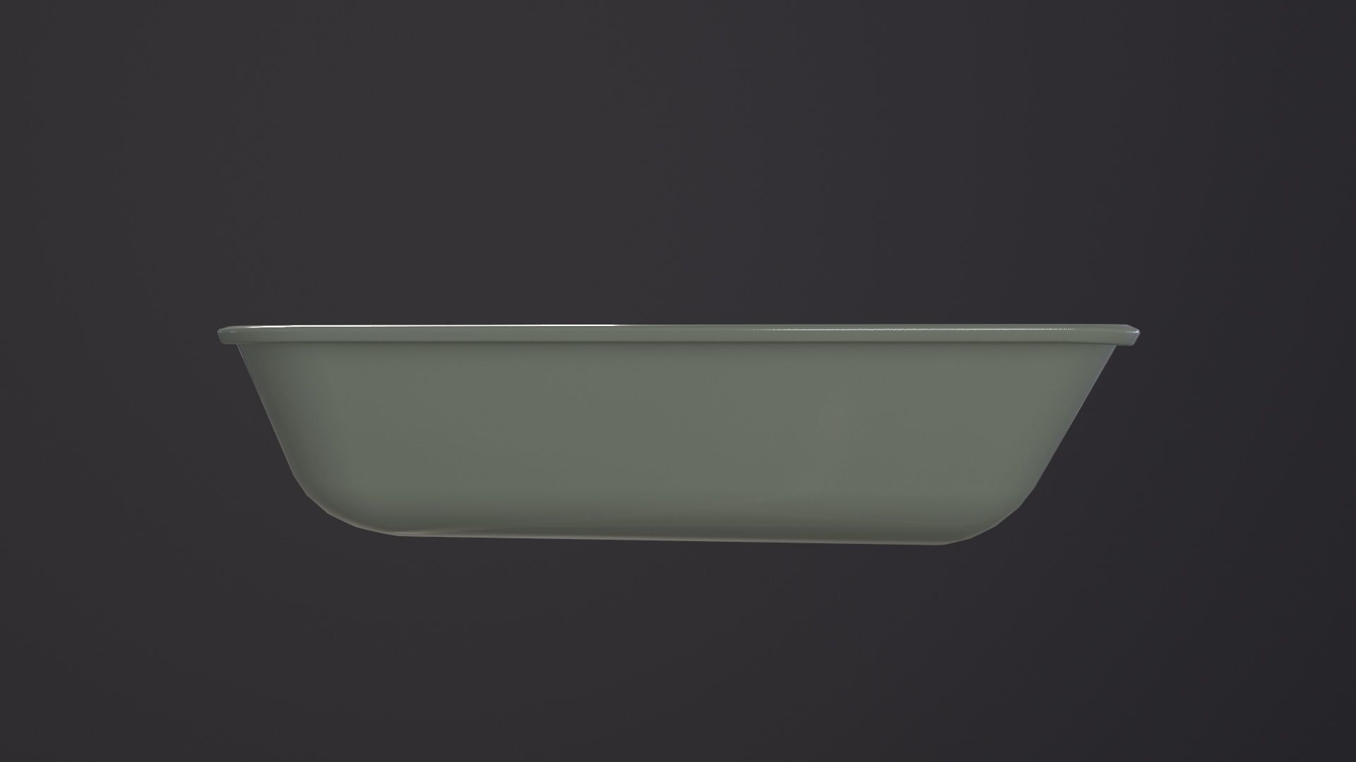 Bath Tub 3D Model Low-poly 3D model_4