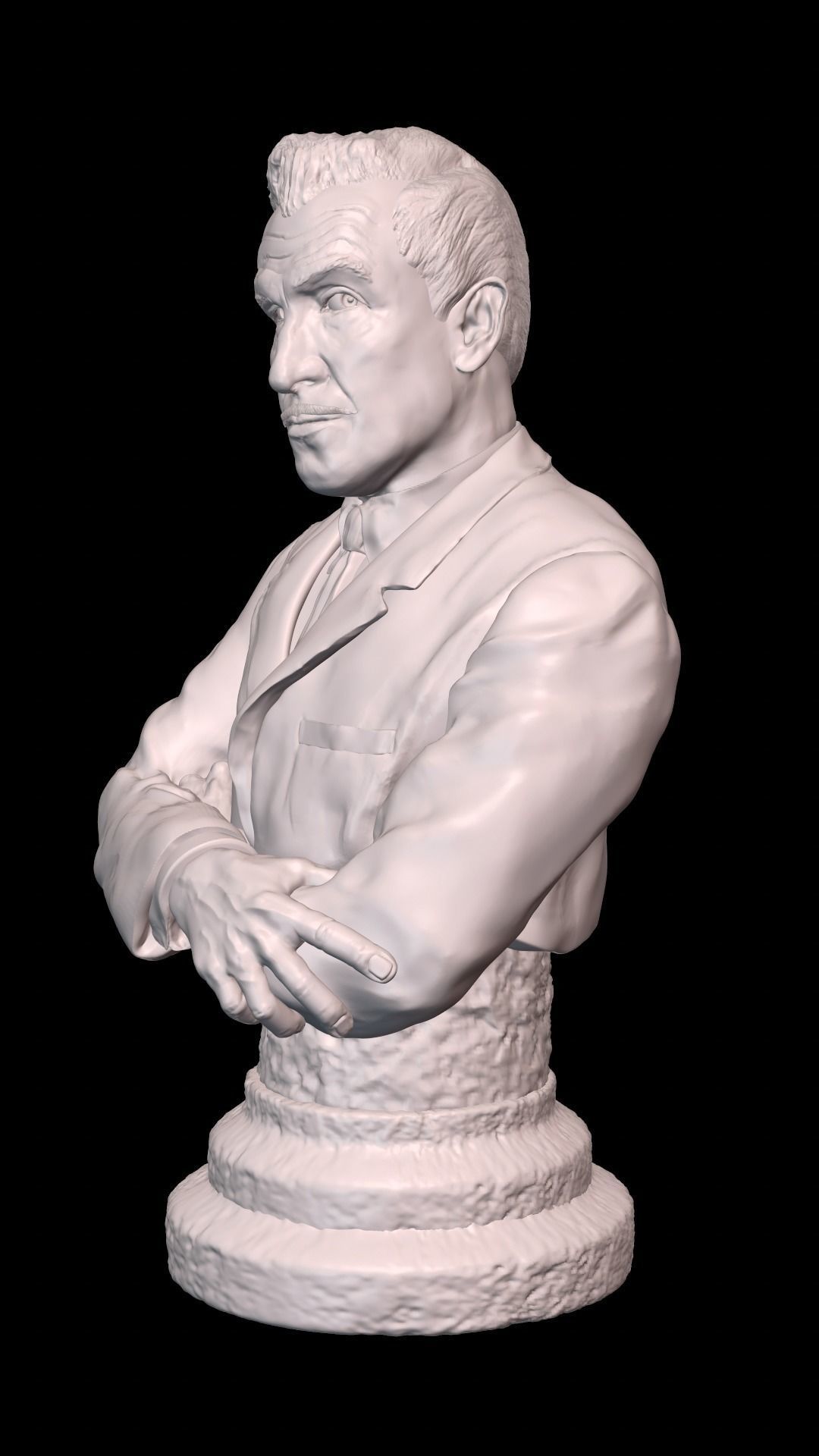 Vincent Price bust 3D print model_5