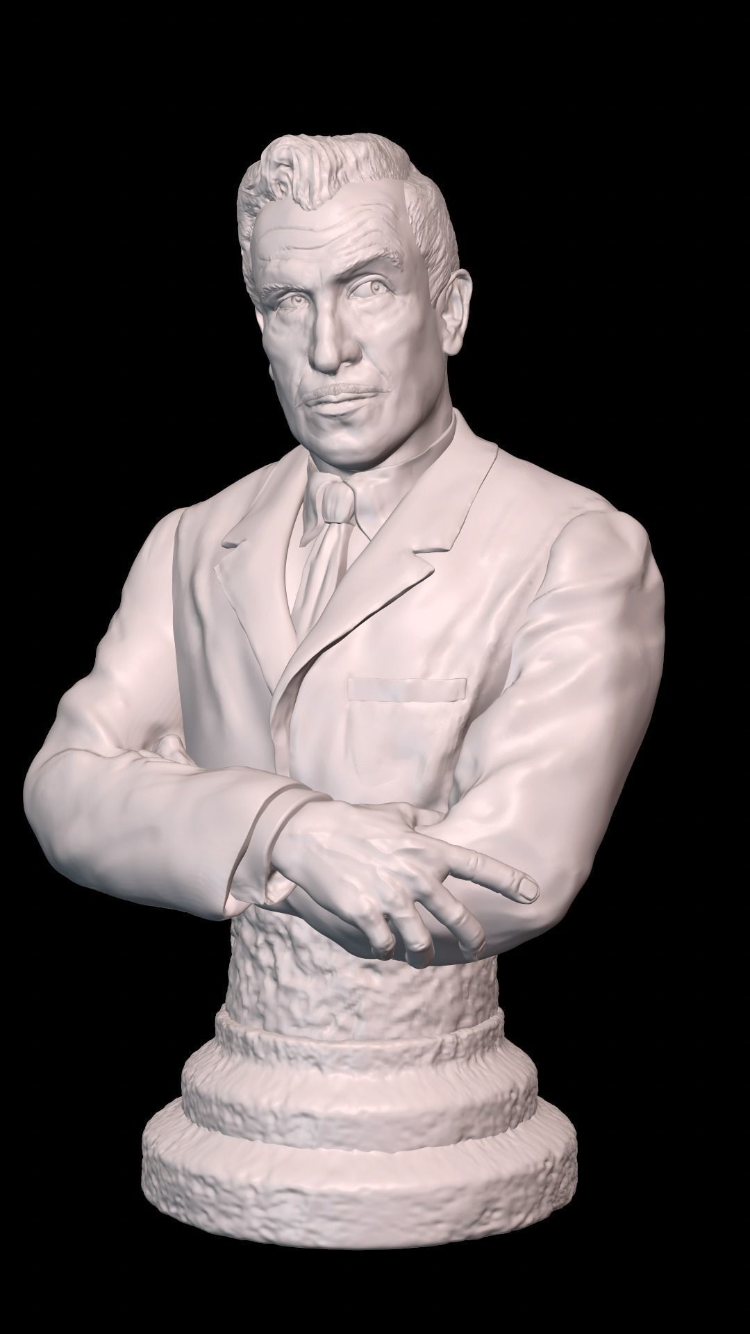 Vincent Price bust 3D print model_4