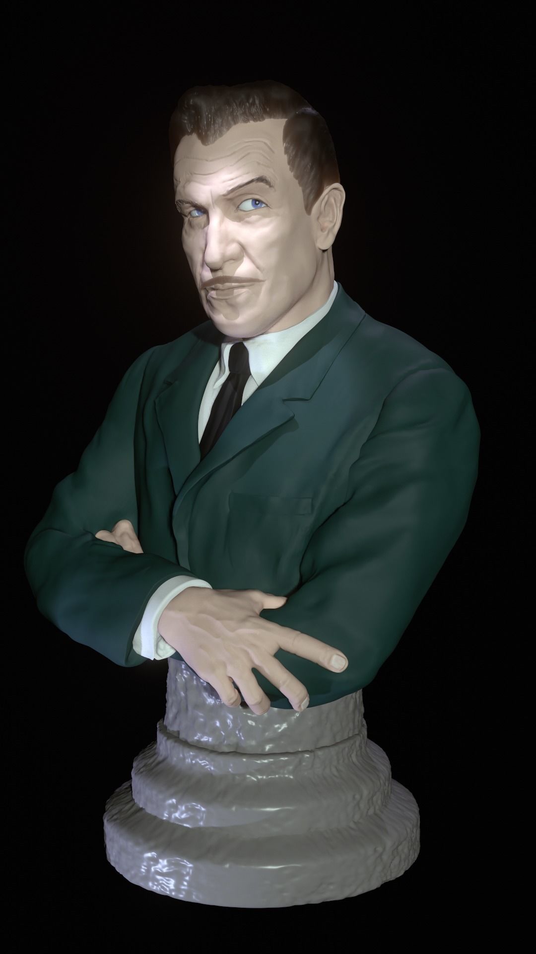 Vincent Price bust 3D print model_1
