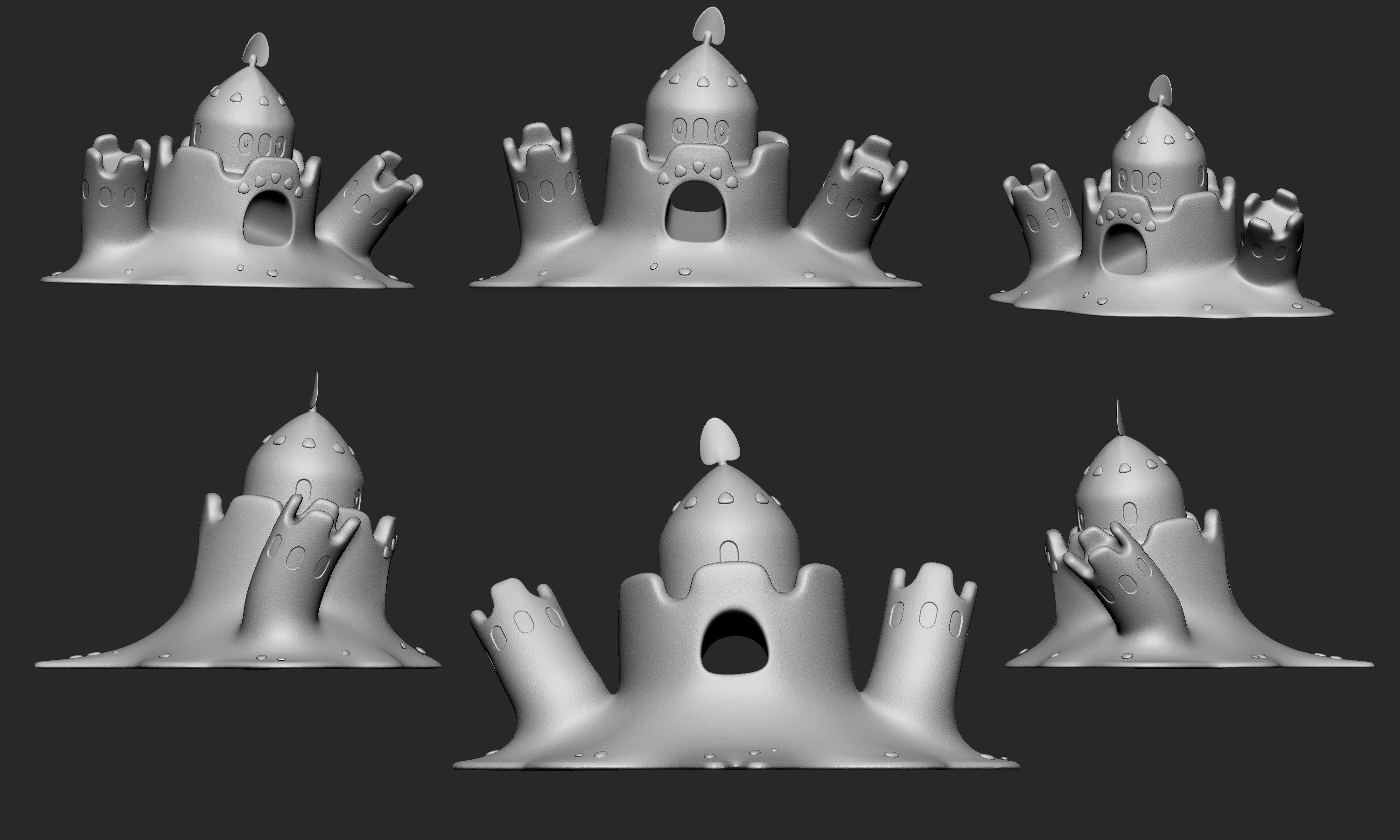 Pokemon - Palossand 3D print model_9