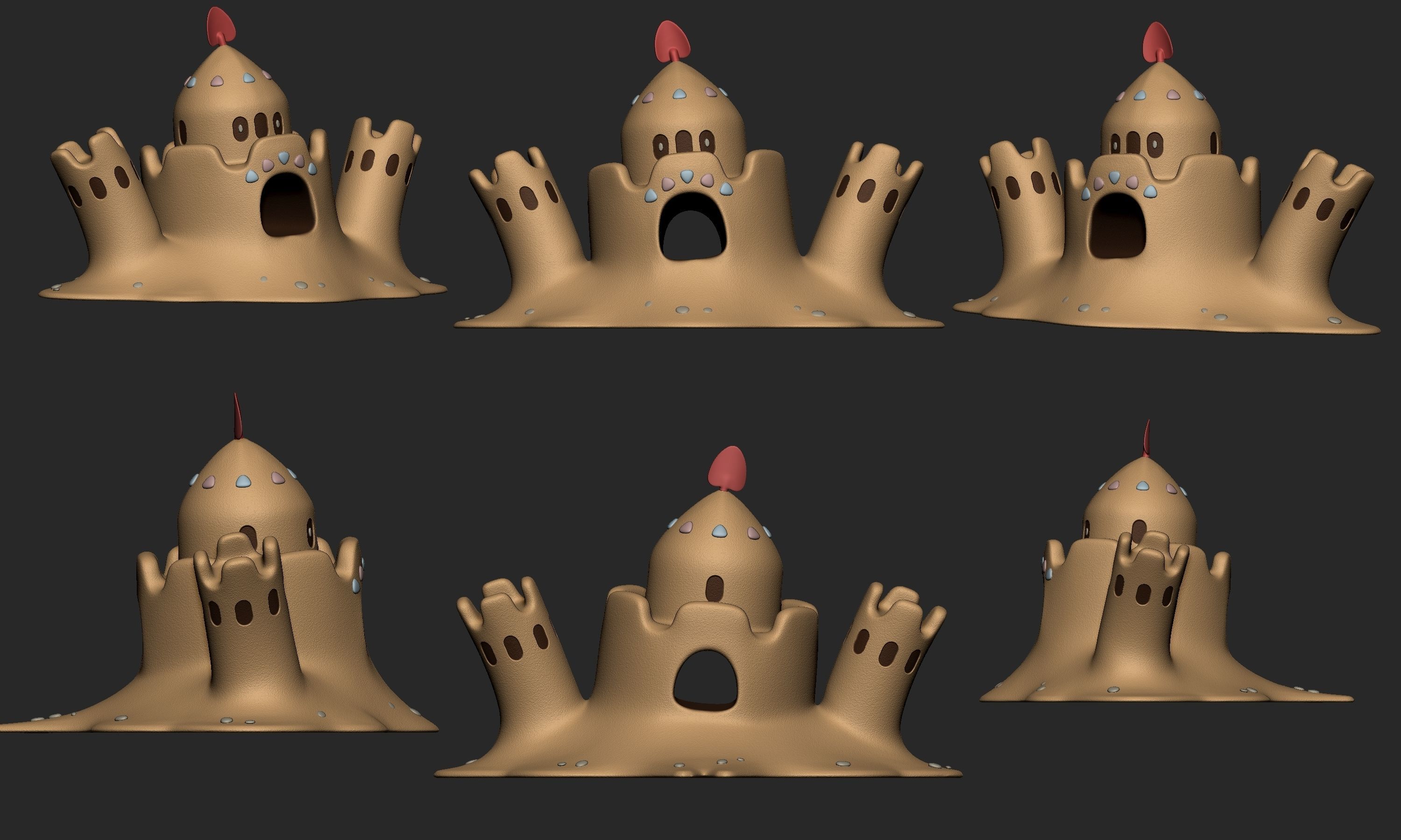 Pokemon - Palossand 3D print model_3