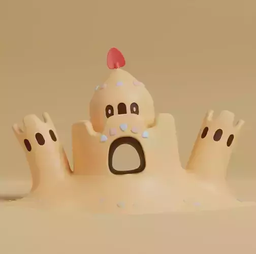 Pokemon - Palossand 3D print model