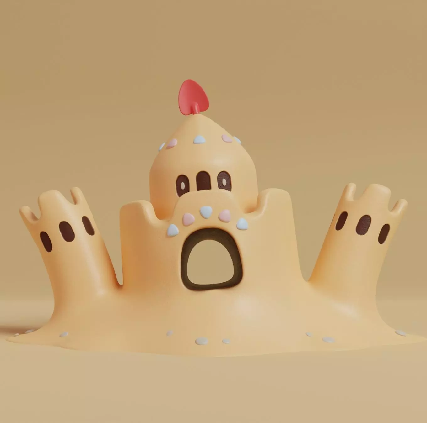 Pokemon - Palossand 3D print model_0