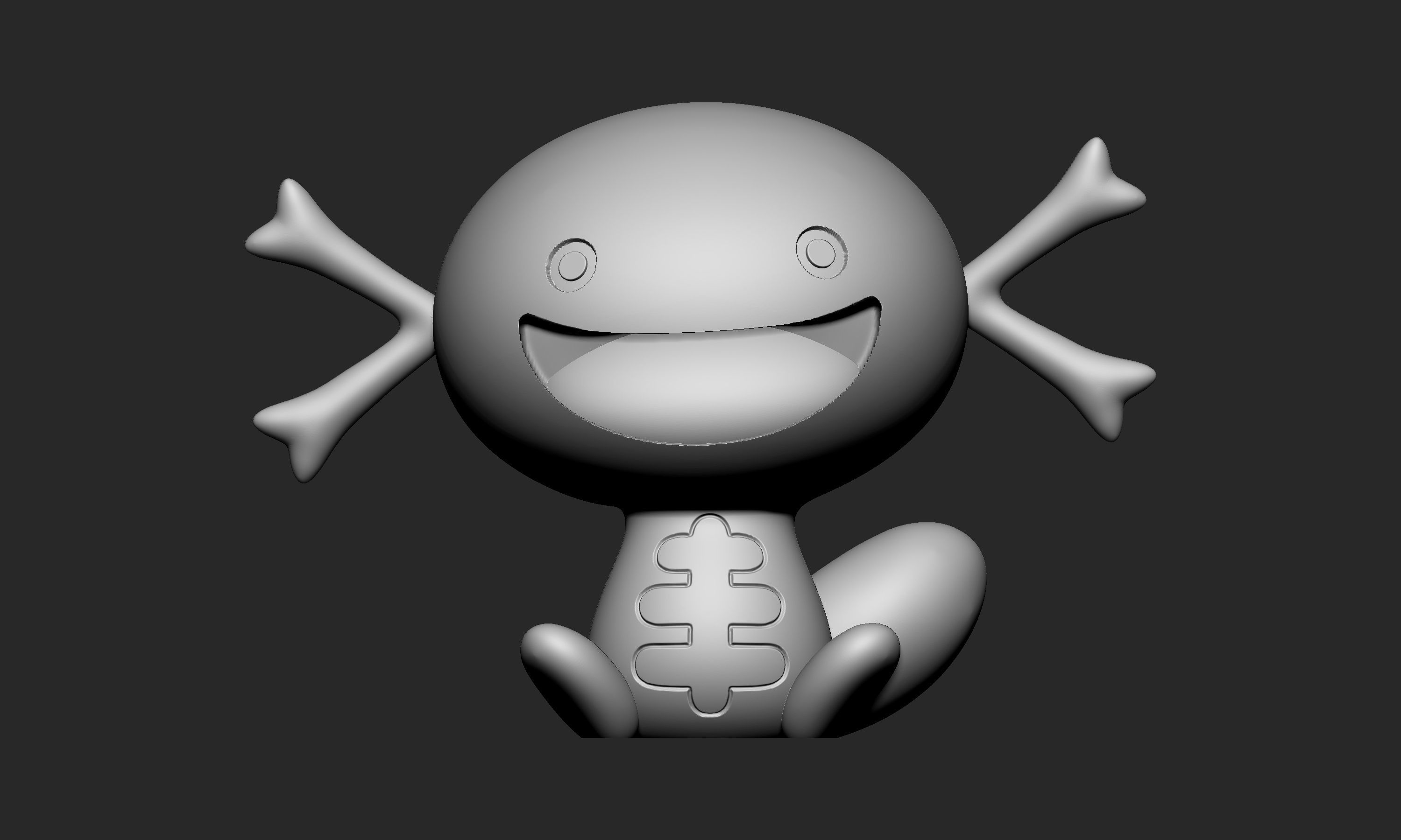 Pokemon - Paldean Wooper with 2 poses 3D print model_3