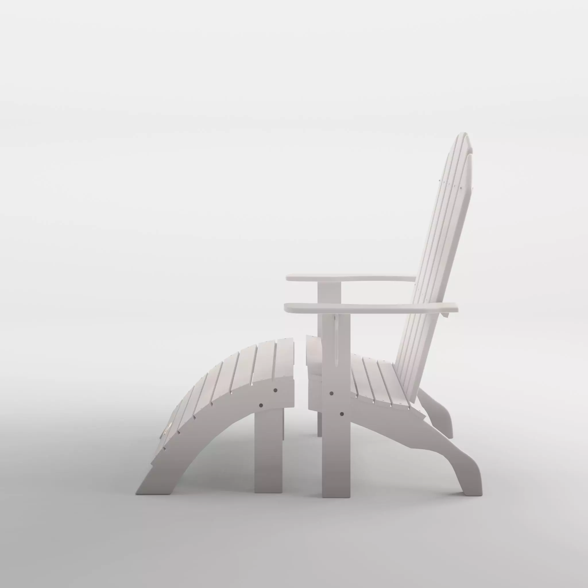 Malva Deck Chair 3D Model Low-poly 3D model_0