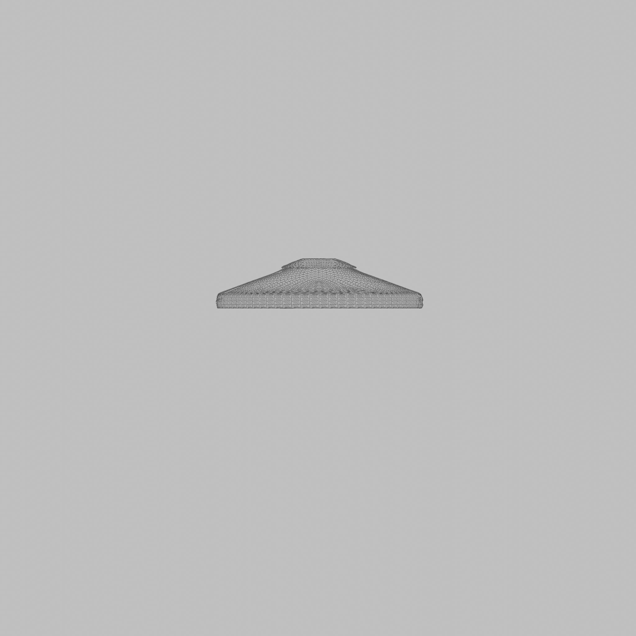 Flora Roof Lt Grey 3D Model Low-poly 3D model_7