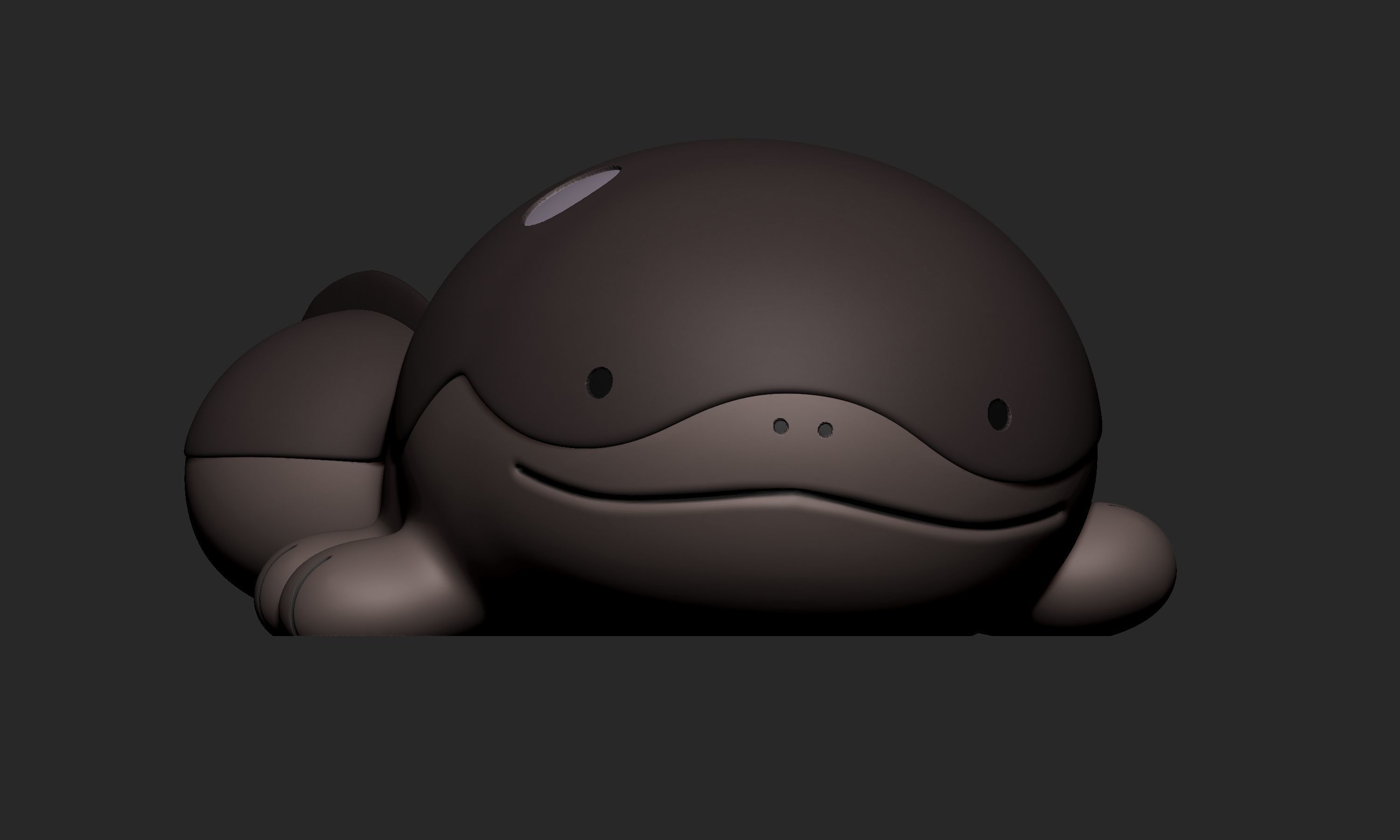 Pokemon - Paldean Wooper and Clodsire  with 2 poses 3D print model_2