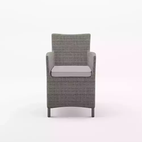 Aruba Chair Incl Cushion 3D Model Low-poly 3D model
