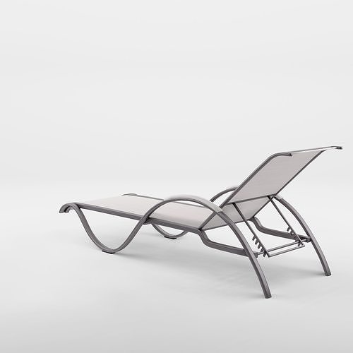 Lyon Sunbed 3D Model Low-poly 3D model