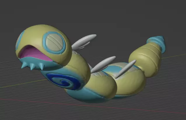 Dudunsparce Three-Segment Form 3D print model_0