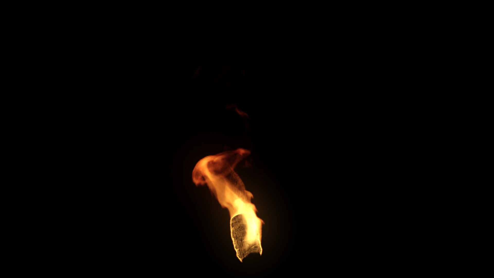 Fire Torch VDB 10s looping sequence  3D model_11