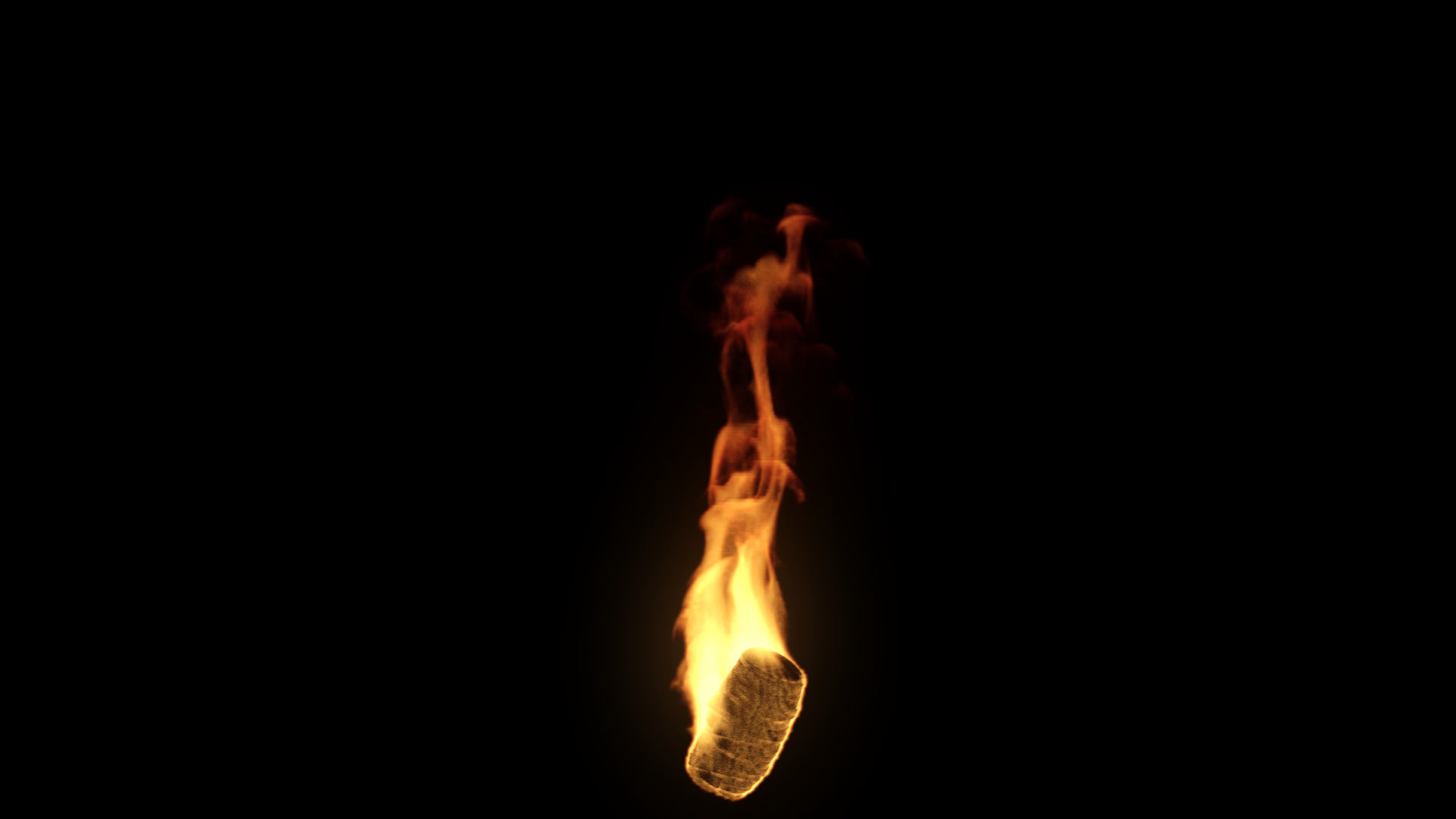 Fire Torch VDB 10s looping sequence  3D model_25
